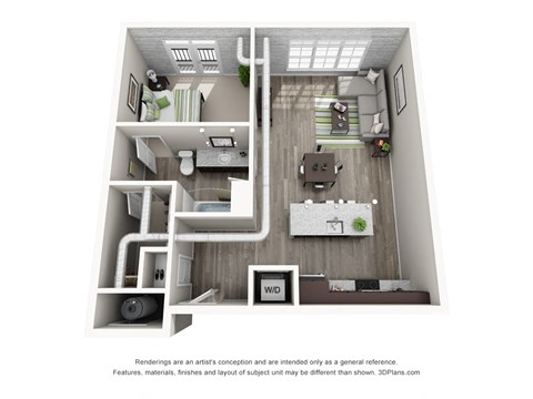 1233 N EDDY STREET SUITE 106 Studio Apartment for Rent - Photo Gallery 10